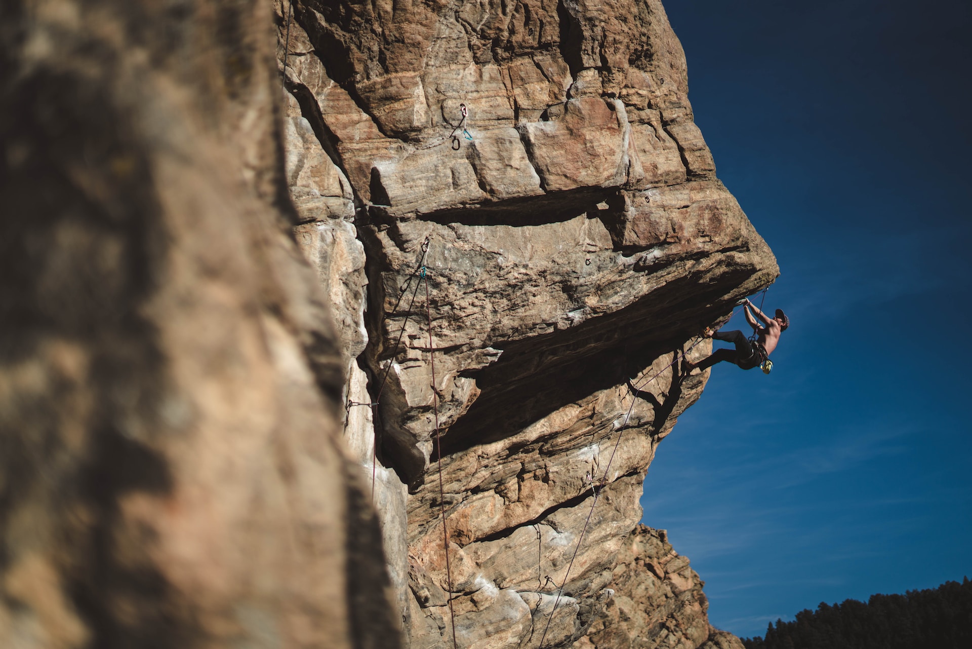 Long face Climbing