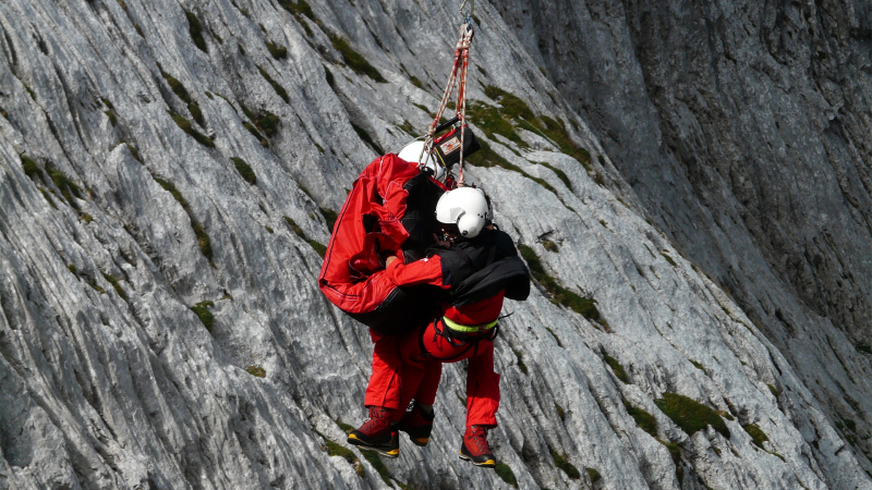 Rappelling Practice